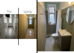 Microcement er vandafvisende, og med en overfladebehandling bliver det tilmed vandtæt. Ring i dag og hør mere.