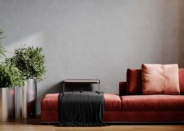 Eksempel på microcement på væggen. Tidsløst og moderne design. Har du spørgsmål, så kontakt os i dag.
